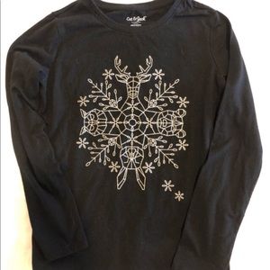 Reindeer sparkle tee